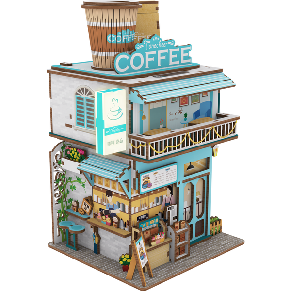 Tonecheer Poubelle de bureau Cape Coffee Shop TQ181